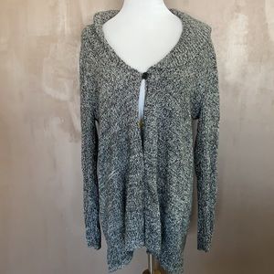 Ann Taylor Heather Rabbit Hair Blend Cardigan